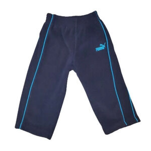 Puma Boys Navy Blue Straight Leg fleece Sweatpants Size 18 monthd